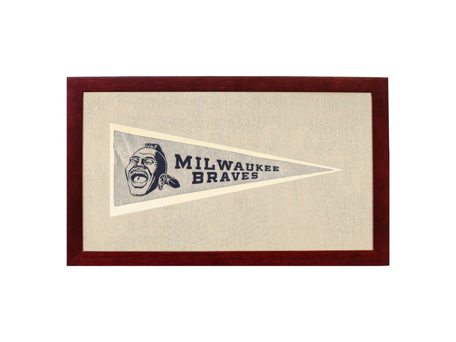 Vintage Milwaukee Braves Pennant