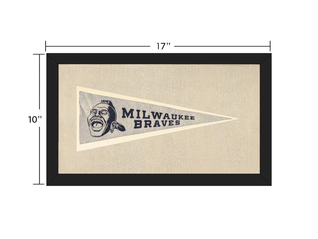 Vintage Milwaukee Braves Pennant