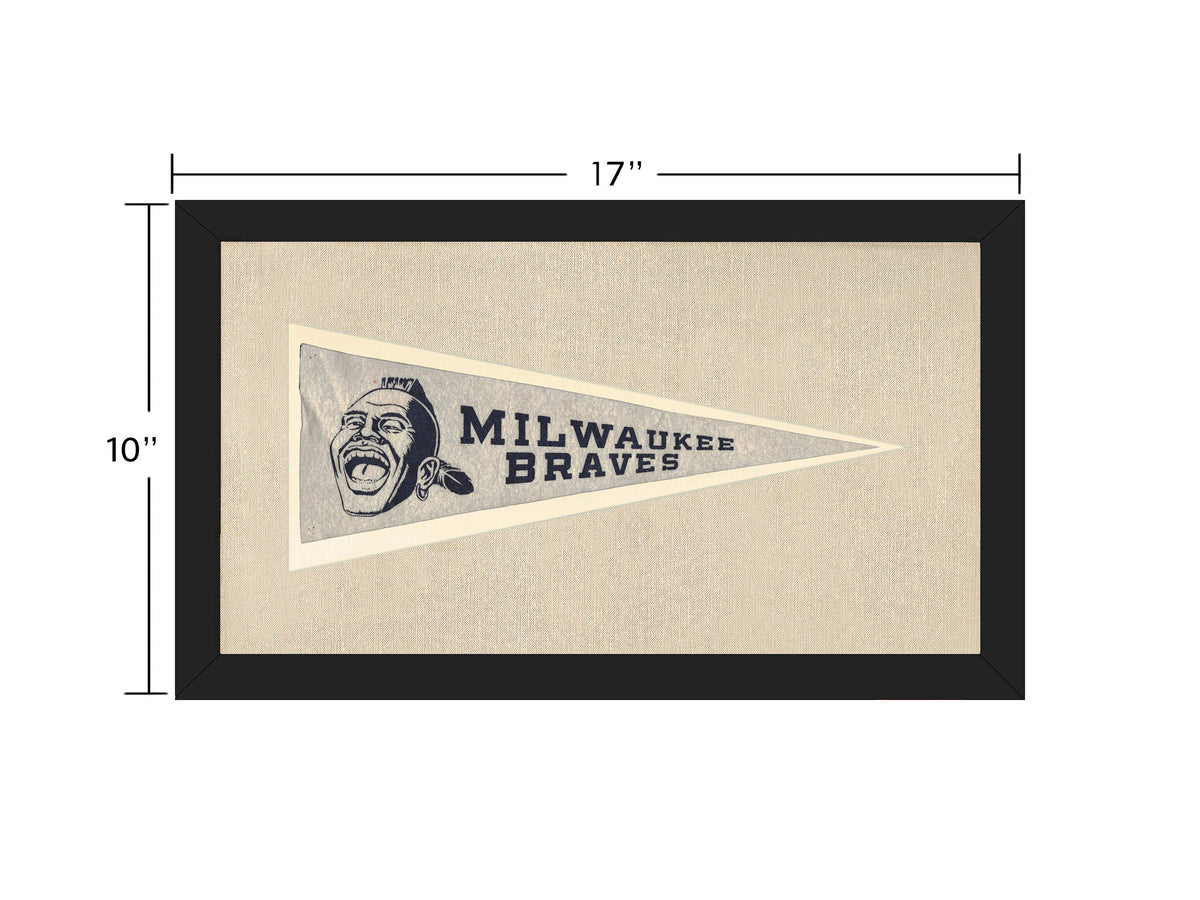 Vintage Milwaukee Braves Pennant