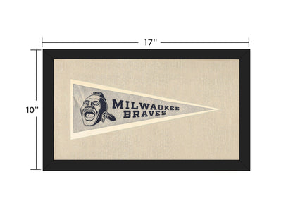 Vintage Milwaukee Braves Pennant