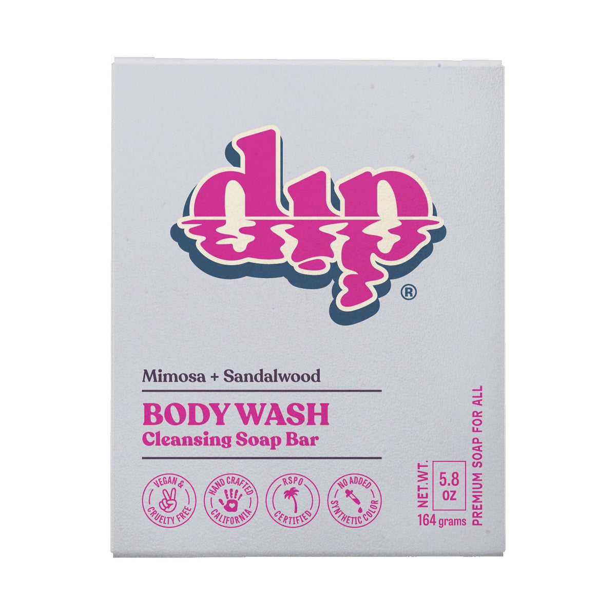 Dip Body Wash Cleansing Soap Bar - Mimosa &amp; Sandalwood