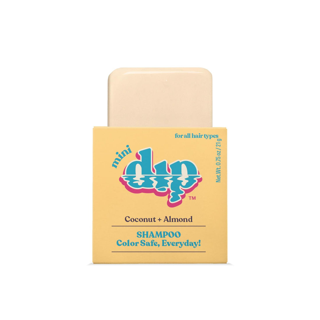 Mini Dip Shampoo Bar: Color Safe, Everyday - Coconut &amp; Almond
