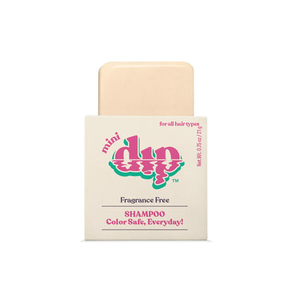 Mini Dip Shampoo Bar: Color Safe, Everyday - Fragrance Free
