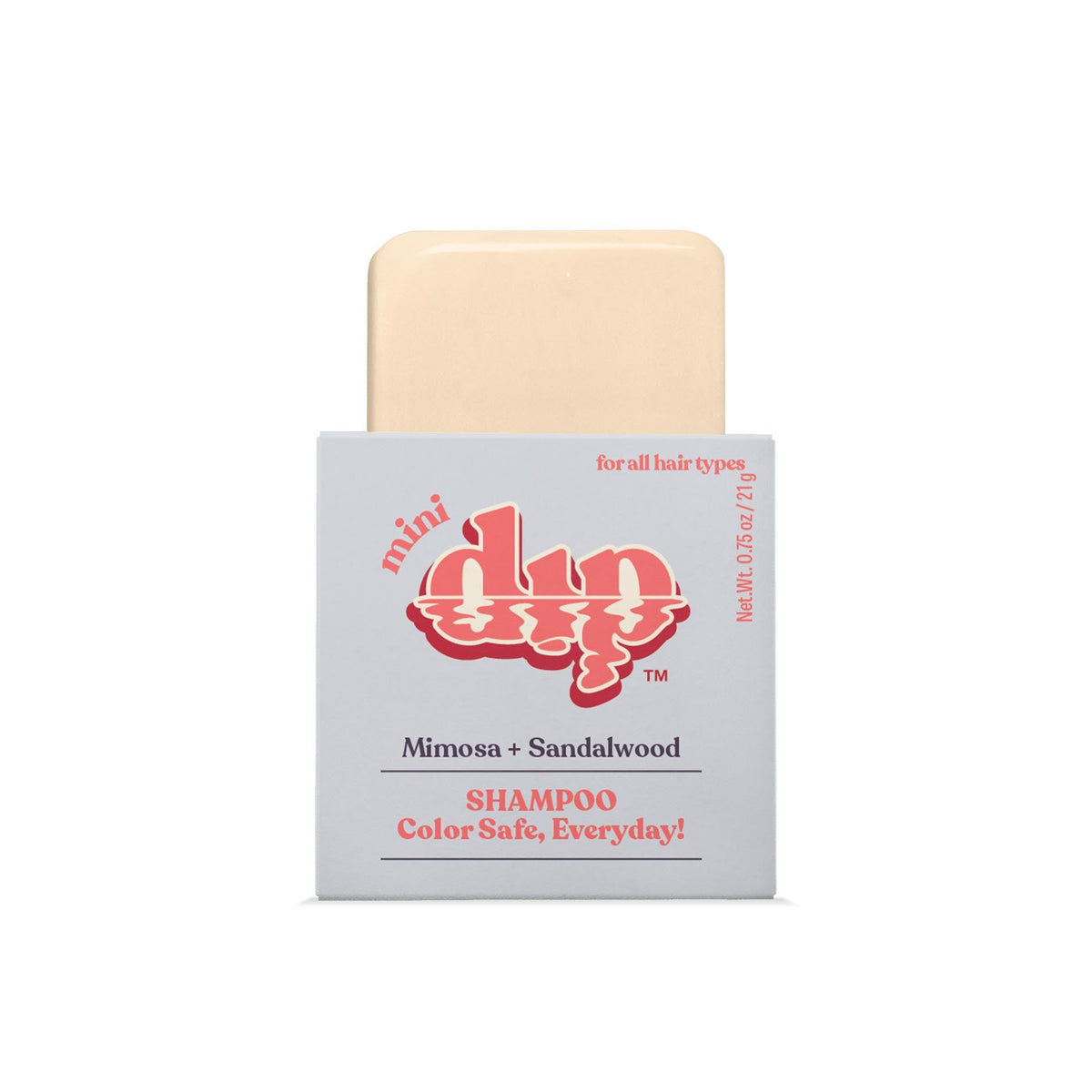 Mini Dip Shampoo Bar: Color Safe, Everyday - Mimosa &amp; Sandalwood