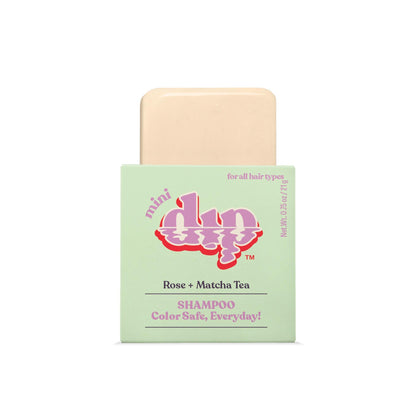 Mini Dip Shampoo Bar: Color Safe, Everyday - Rose &amp; Matcha Tea