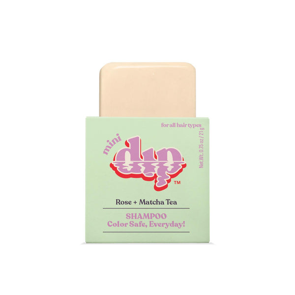 Mini Dip Shampoo Bar: Color Safe, Everyday - Rose & Matcha Tea