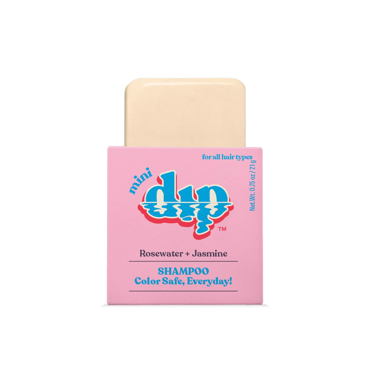 Mini Dip Shampoo Bar: Color Safe, Everyday - Rosewater &amp; Jasmine