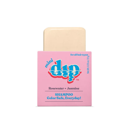 Mini Dip Shampoo Bar: Color Safe, Everyday - Rosewater &amp; Jasmine