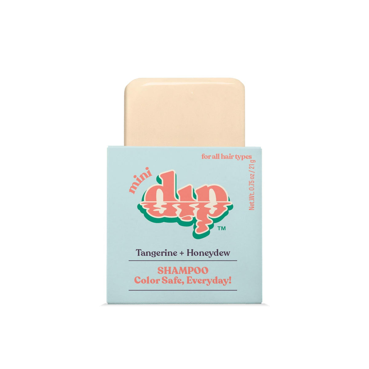 Mini Dip Shampoo Bar: Color Safe, Everyday - Tangerine &amp; Honeydew