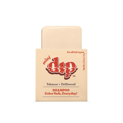 Mini Dip Shampoo Bar: Color Safe, Everyday - Tobacco &amp; Driftwood
