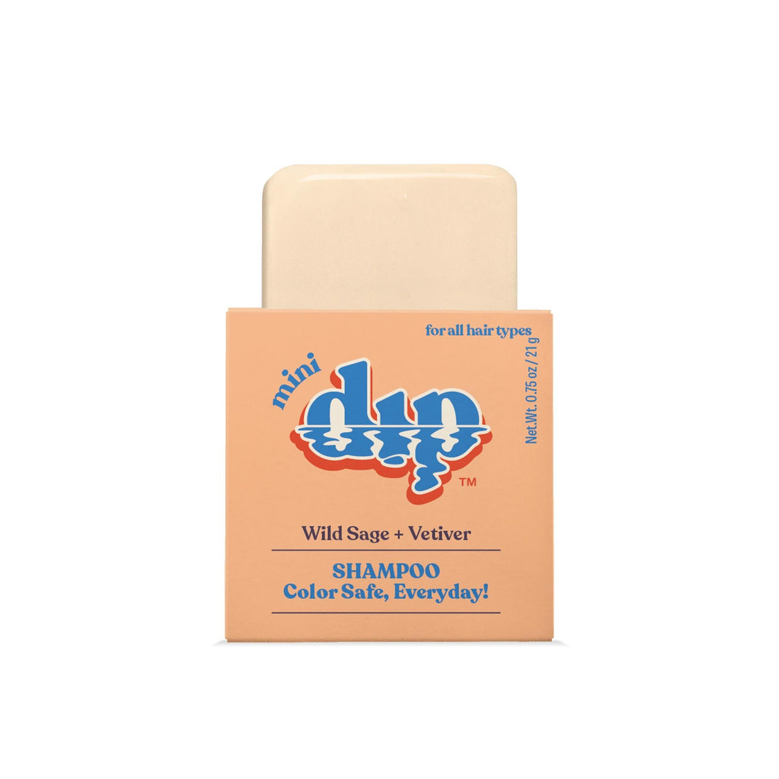 Mini Dip Shampoo Bar: Color Safe, Everyday - Wild Sage &amp; Vetiver