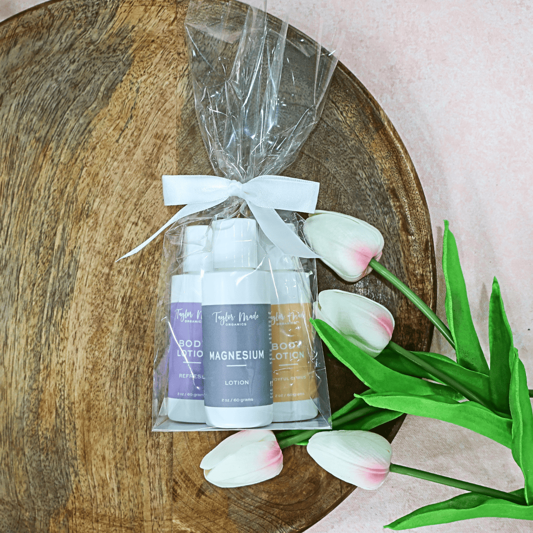 Taylor Made Organics gift set Wellness Lotion Gift Set