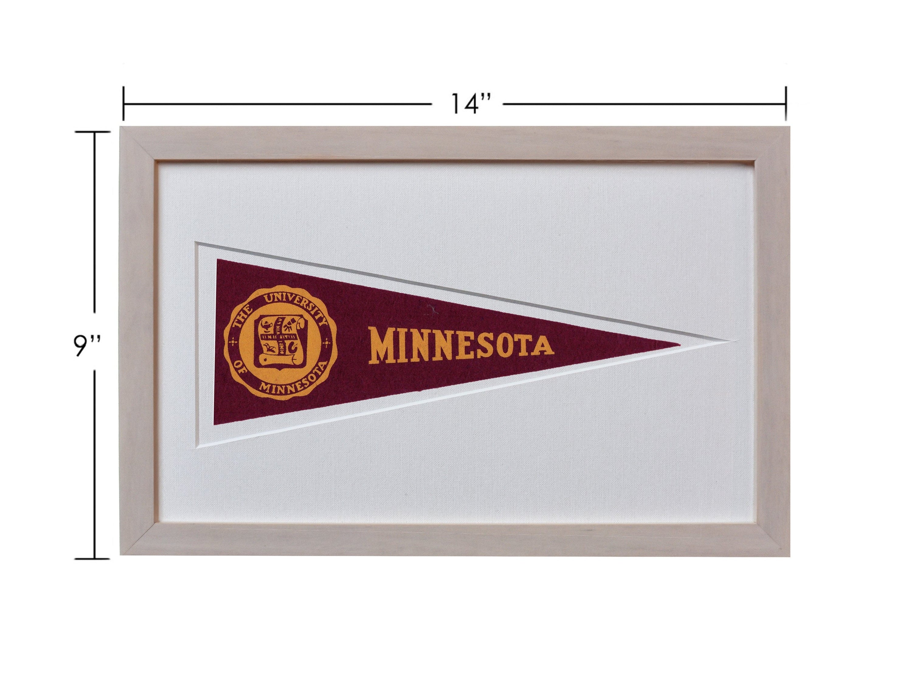 Americana Memories Vintage University of Minnesota Hormel Pennant