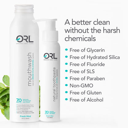 ORL Bundle Fresh Mint Bundle - Toothpaste &amp; Mouthwash