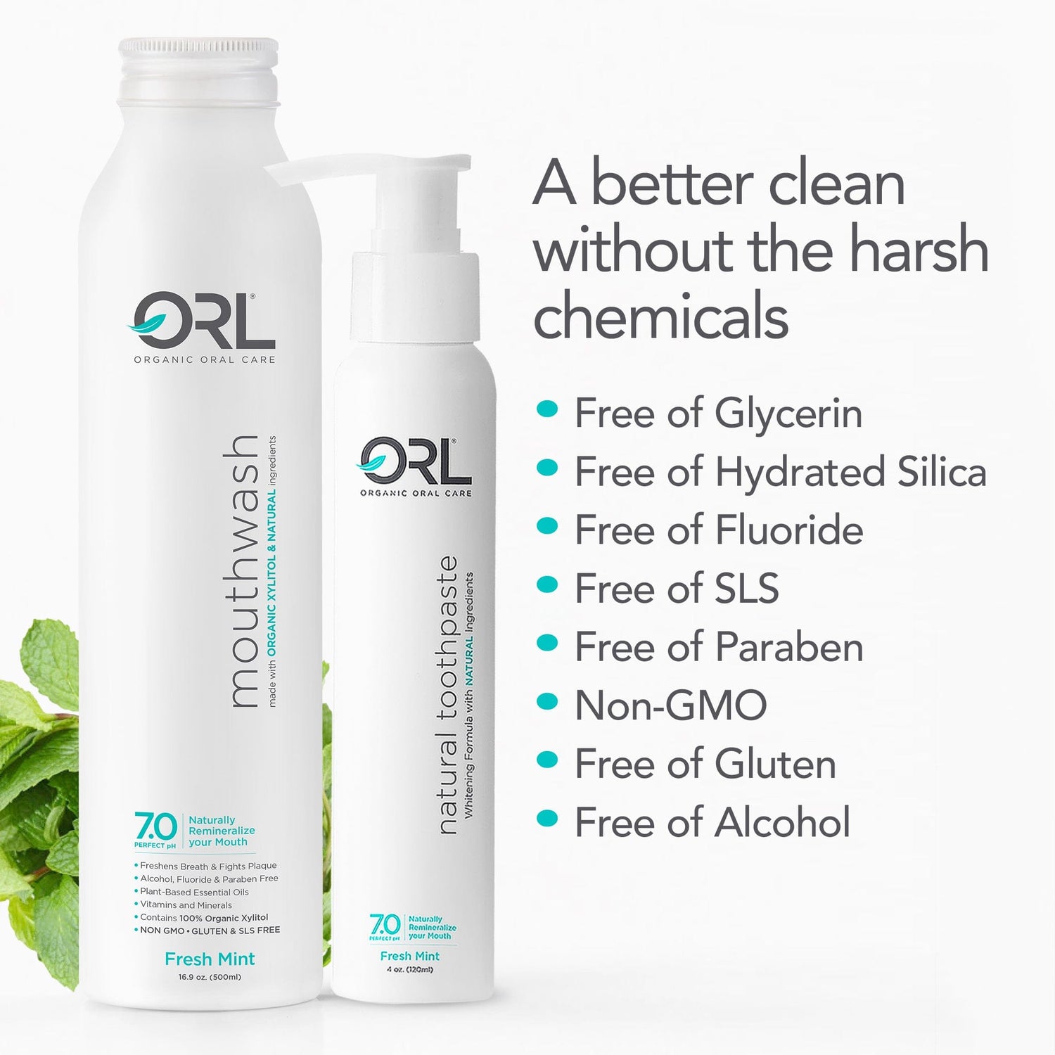 ORL Toothpaste Toothpaste &amp; Mouthwash Bundle