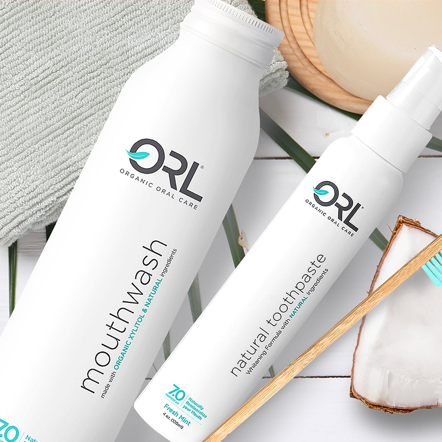 ORL Bundle Fresh Mint Bundle - Toothpaste &amp; Mouthwash
