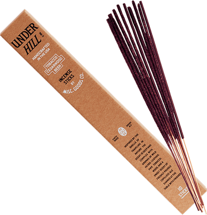 Incense sticks with packaging labeled &