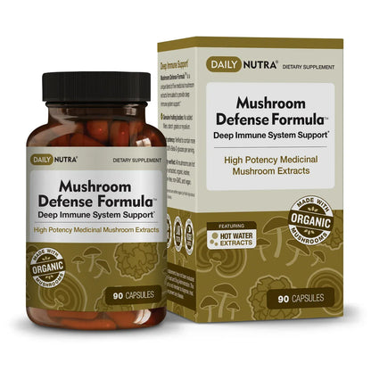 Wild Foods Supplements Mushroom Defense Formula (90 ct) Daily Nutra – Premium Botanical Extracts by Wild Foods Co.