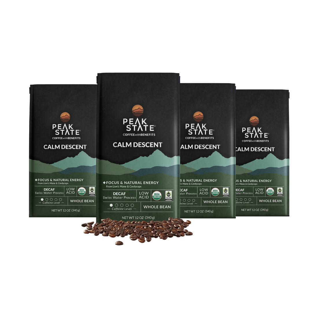 Wholesale Only - Case of 6 - CALM DESCENT Swiss Water Decaf - My American Goods