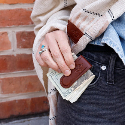 The Local Branch money clip Mahogany Money Clip - USA Made