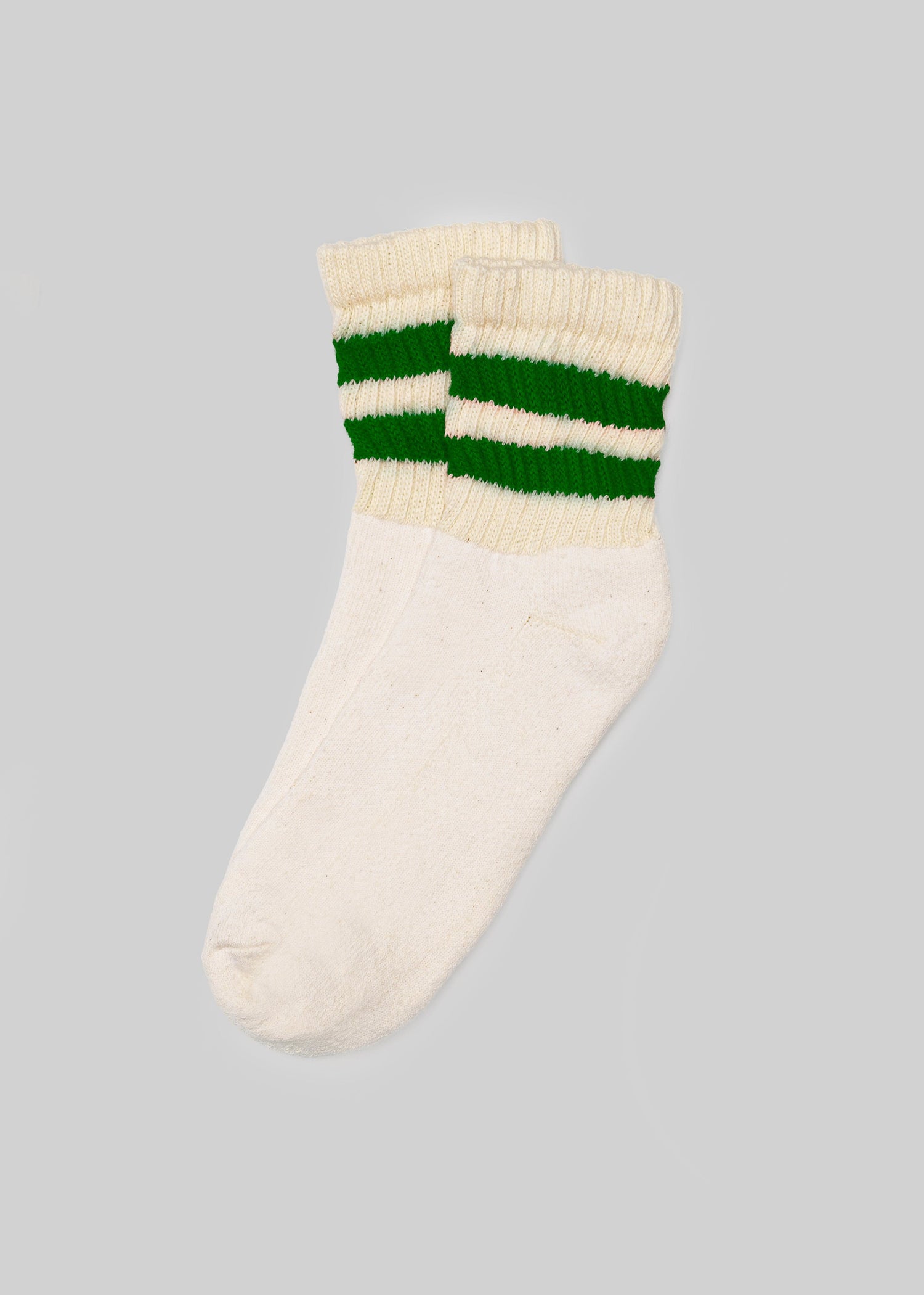 American Trench Socks Kelly Green / One Size The Mono Stripe Quarter Crew