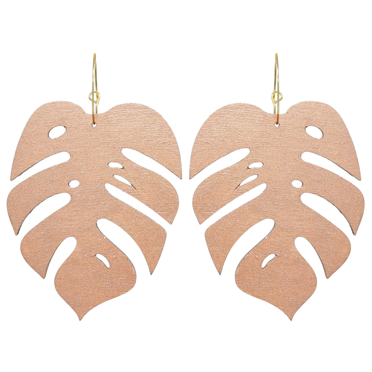 Monstera Statement Hoops Giant- 5 Colors Available
