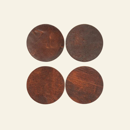 Rogue Industries Coasters Moose Leather Coaster Set