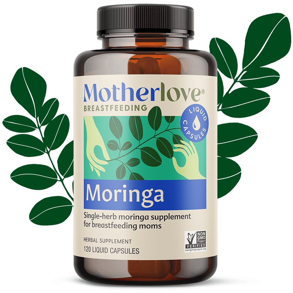 Motherlove Herbal Company Breastfeeding Moringa (Malunggay) - Liquid Capsules