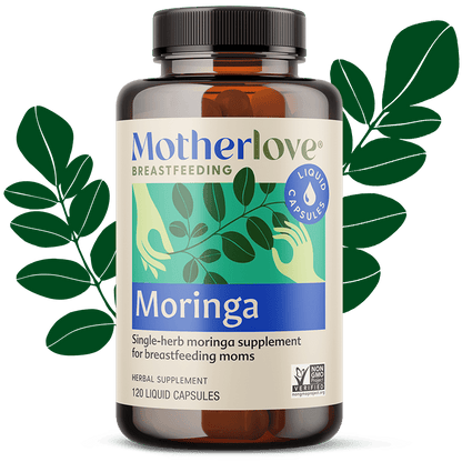 Motherlove Herbal Company Breastfeeding Moringa (Malunggay) - Liquid Capsules