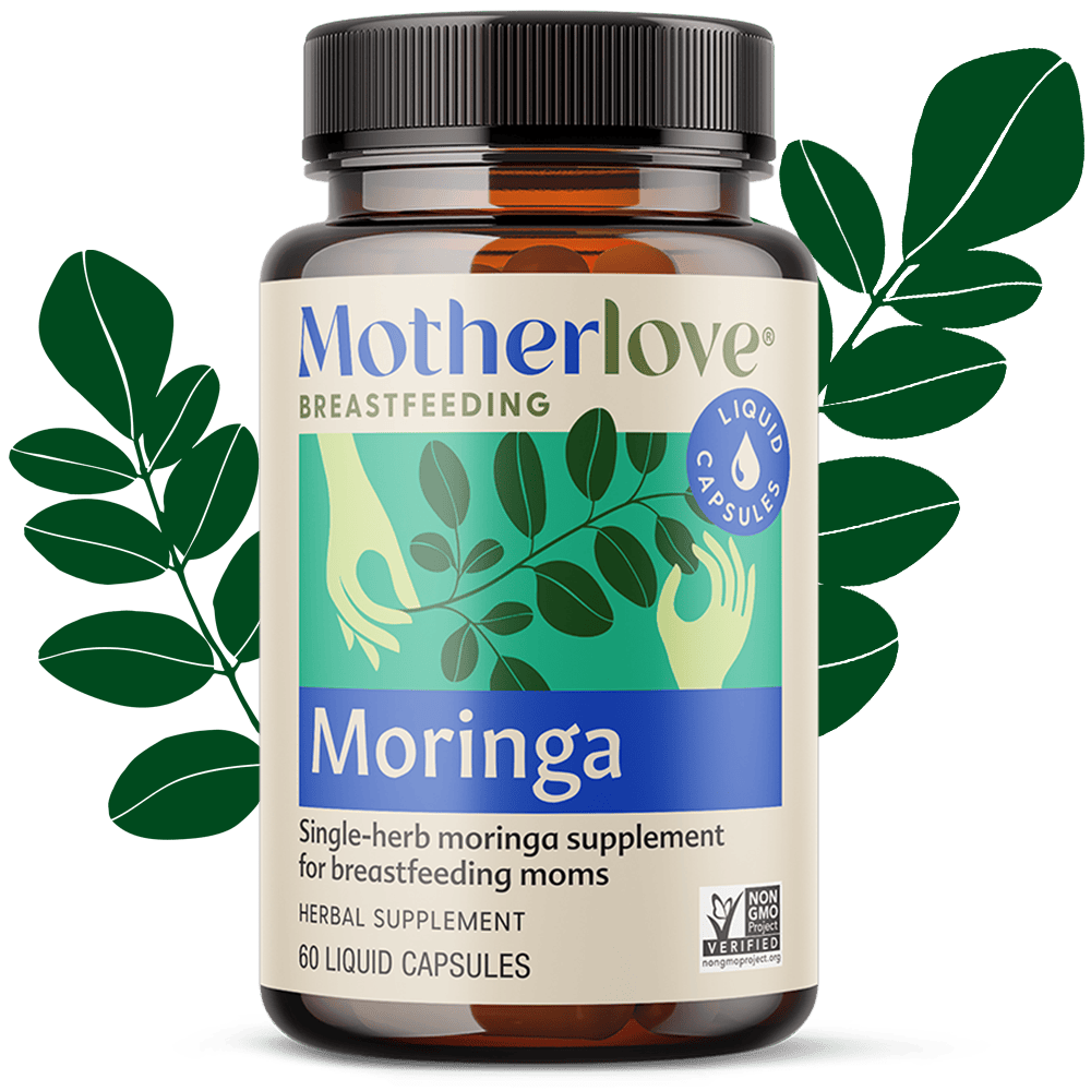 Motherlove Herbal Company Breastfeeding Moringa (Malunggay) - Liquid Capsules