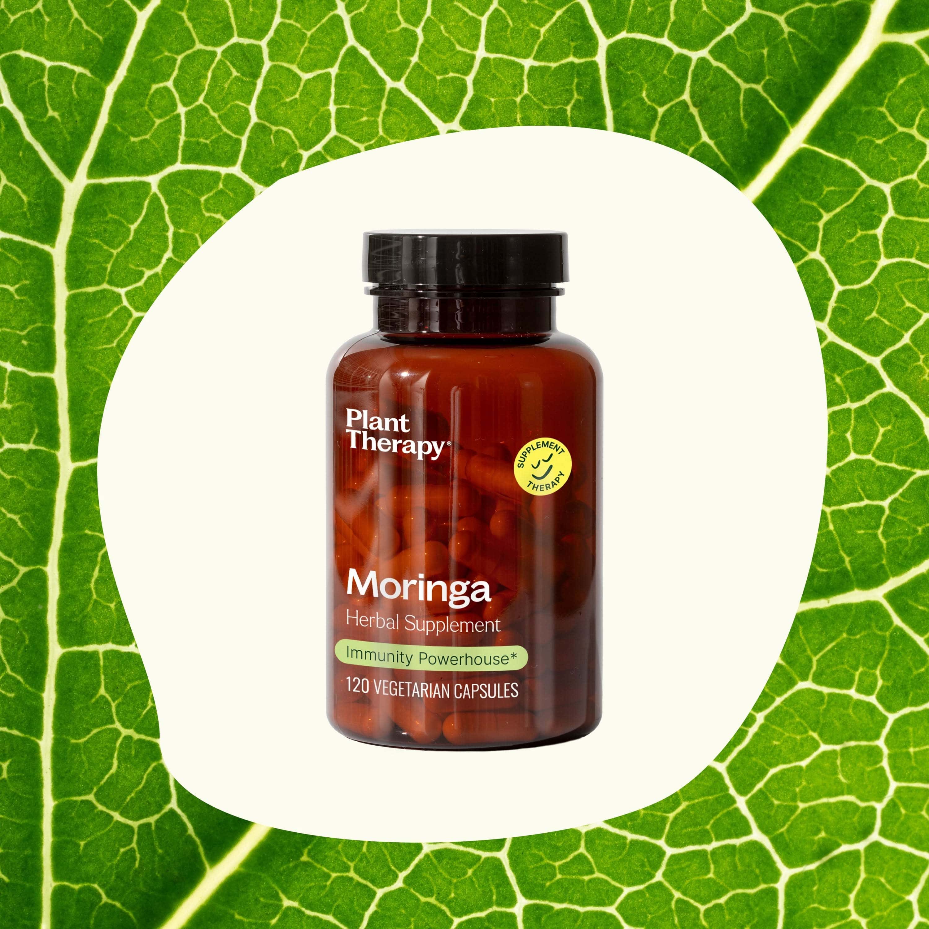 Plant Therapy Supplement 120 ct Moringa Capsules – Plant-Based Green Tradition