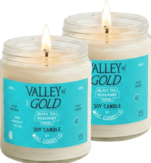 "Valley of Gold" Soy Candle