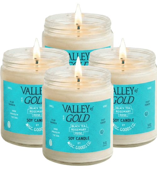 "Valley of Gold" Soy Candle