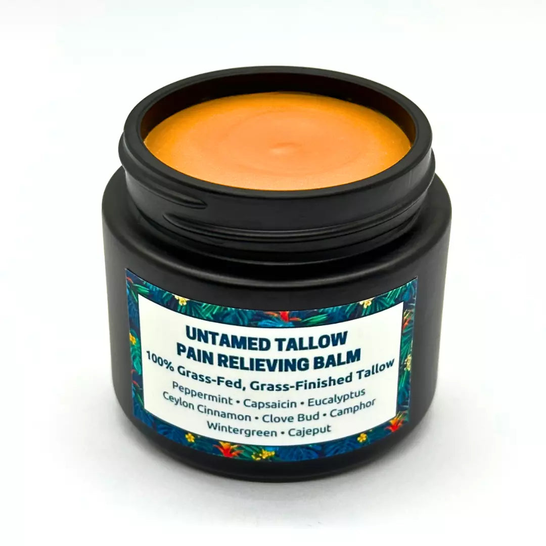Untamed Tallow Pain Relief Balm - Muscle &amp; Joint Balm- 2oz