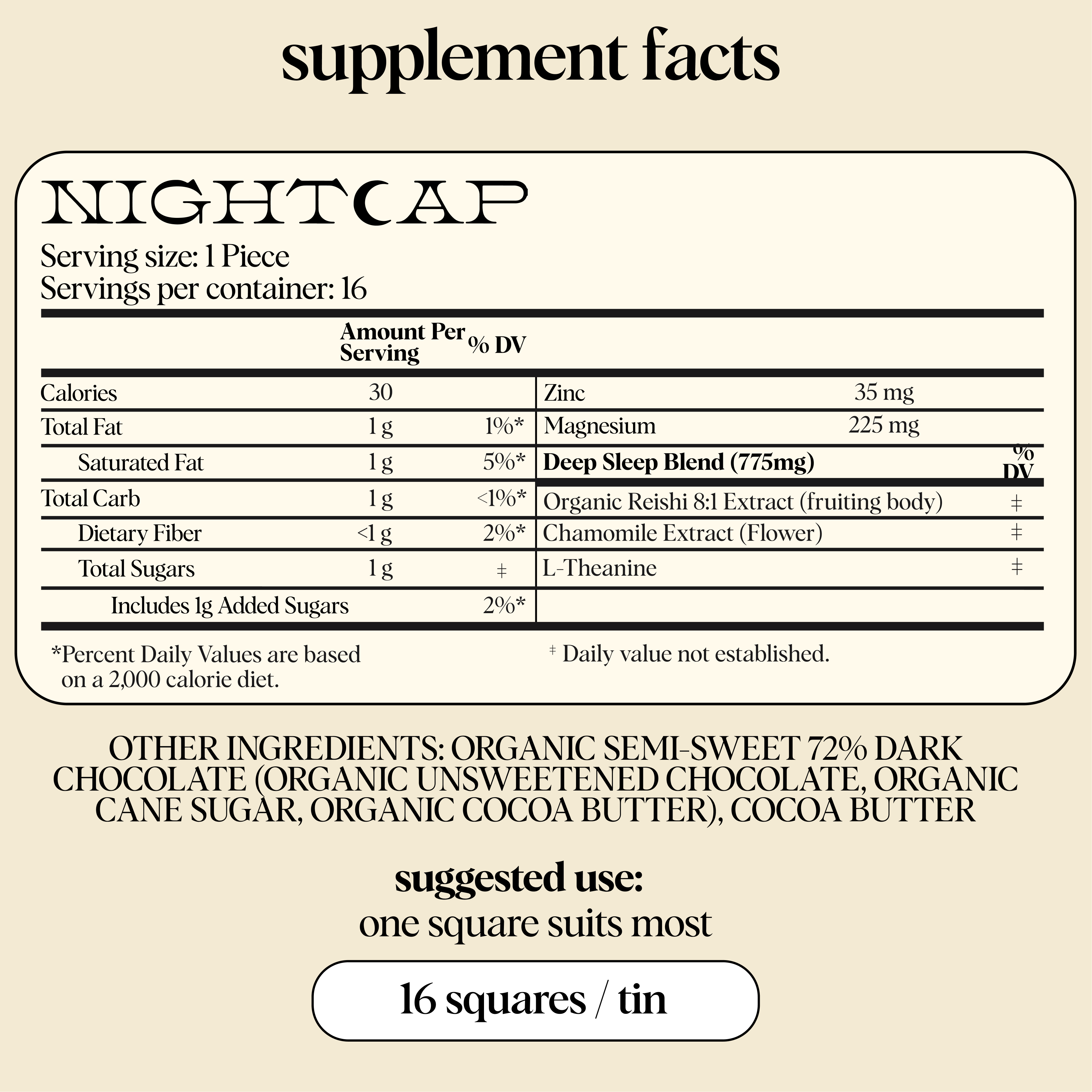 Nightcap Functional Mushroom Chocolates