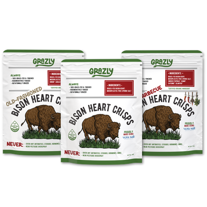 Bison Heart Crisp Variety Pack - My American Goods