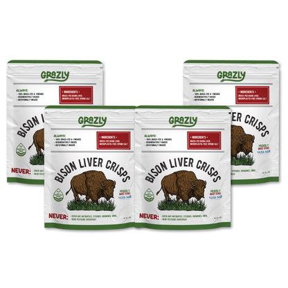 Bison Liver Crisps - 100% Grass-Fed/Finished - My American Goods