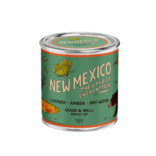 Good &amp; Well Supply Co Candles Half Pint / 8oz / Cotton Wick New Mexico State Candle