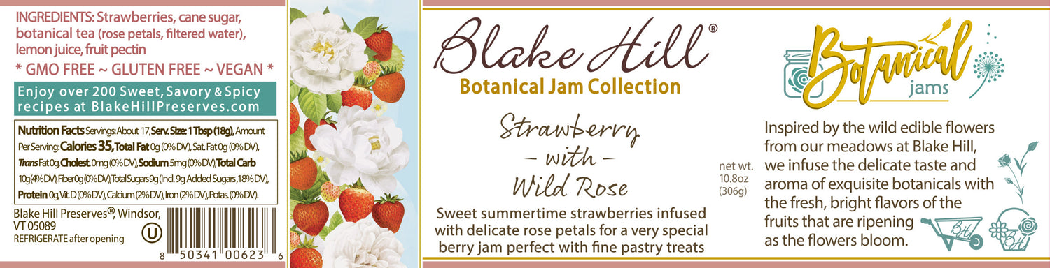 Strawberry with Wild Rose