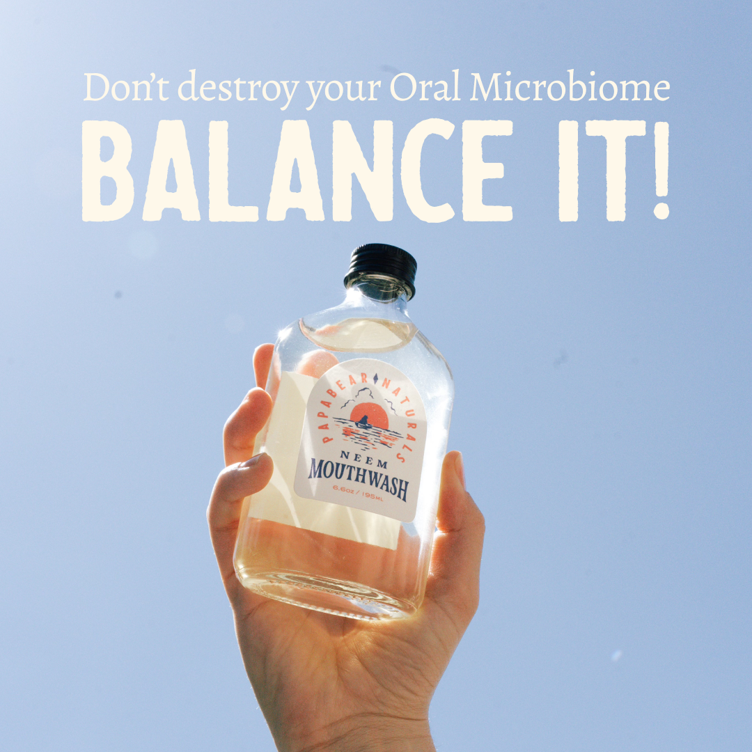 Papabear Neem Mouthwash (2 Pack) - My American Goods