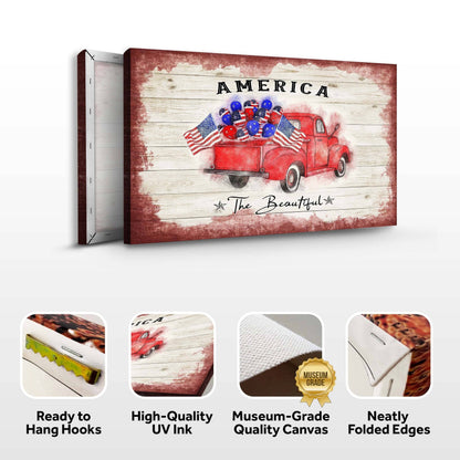 Tailored Canvases Canvas America The Beautiful Sign II