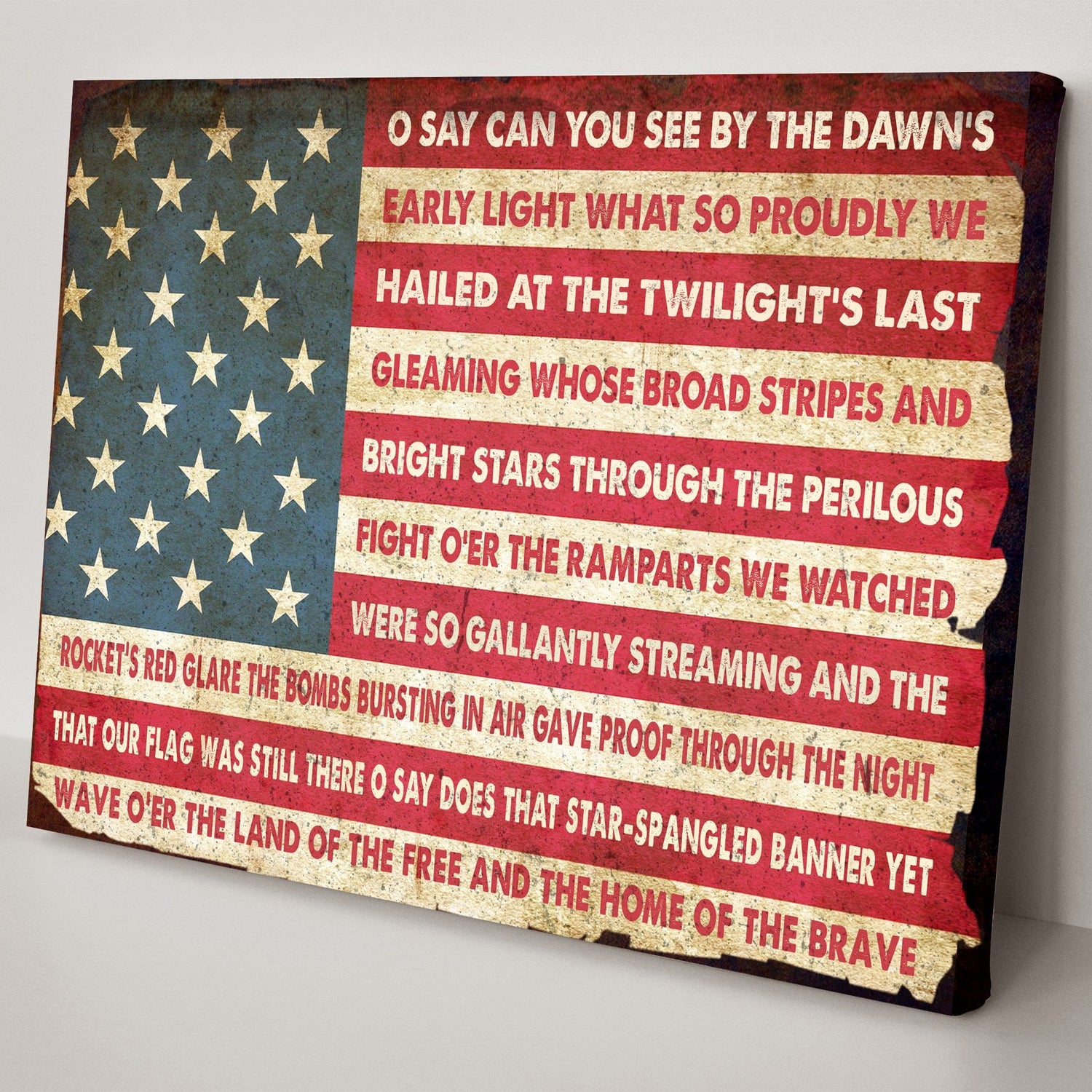 Tailored Canvases Canvas American Anthem Sign