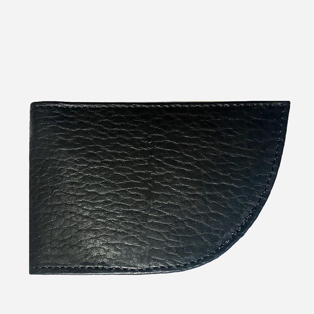 Rogue Industries Wallet Black Nantucket Bison Leather Front Pocket Wallet