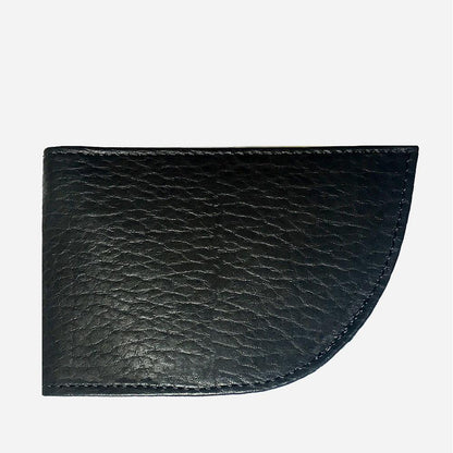 Rogue Industries Wallet Black Nantucket Bison Leather Front Pocket Wallet