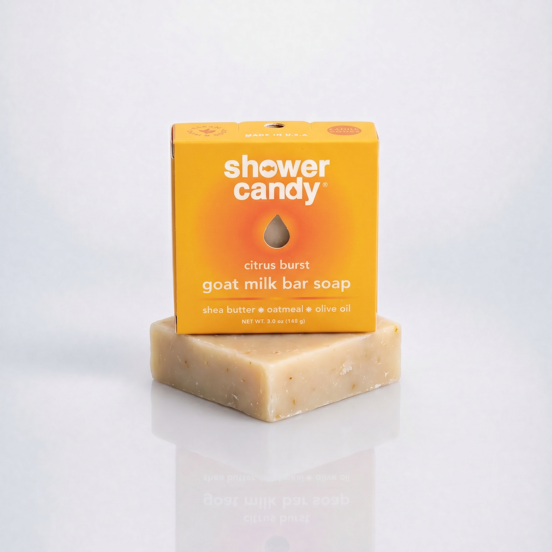 Citrus Burst Goat Milk Soap Bar | Shower Candy