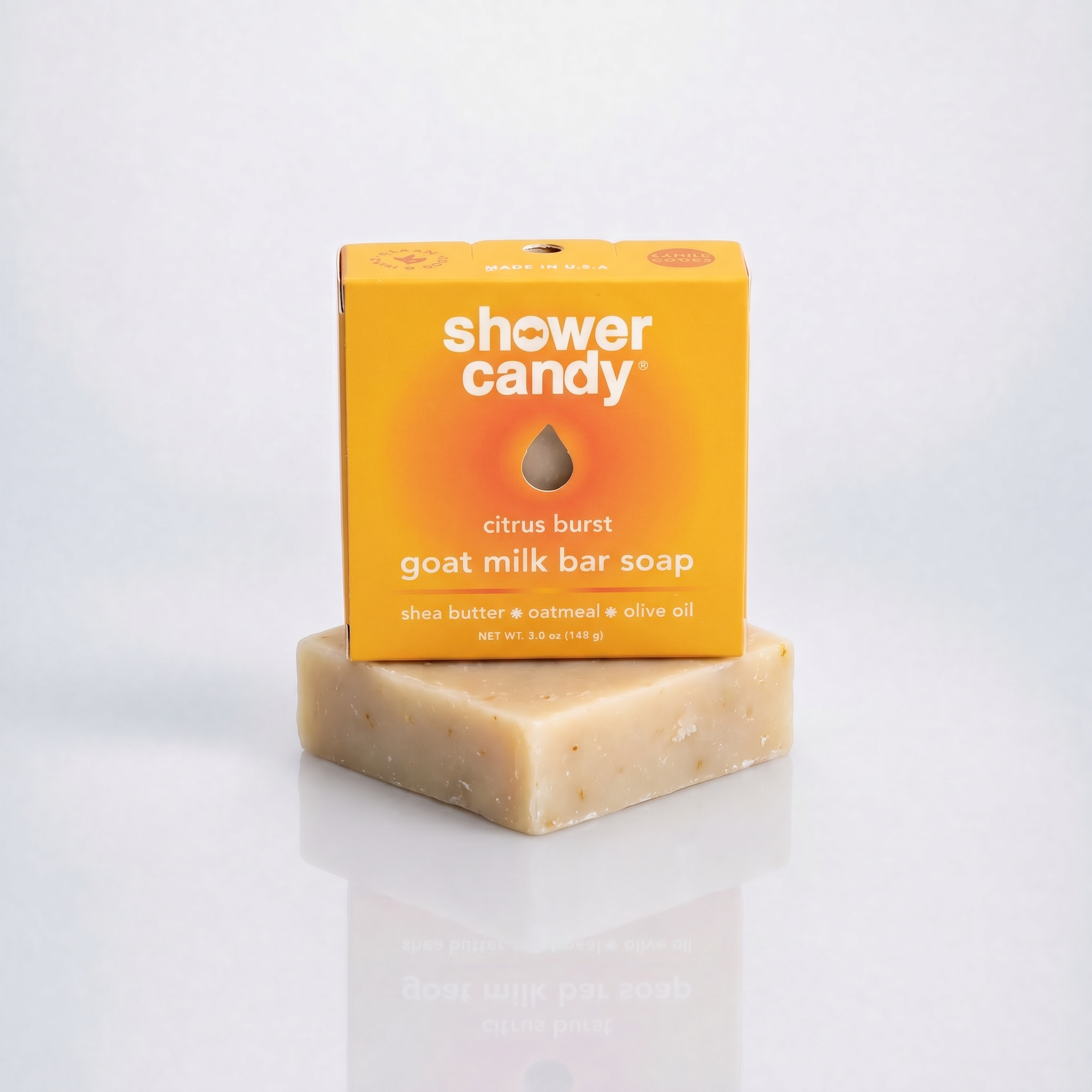 Citrus Burst Goat Milk Soap Bar | Shower Candy