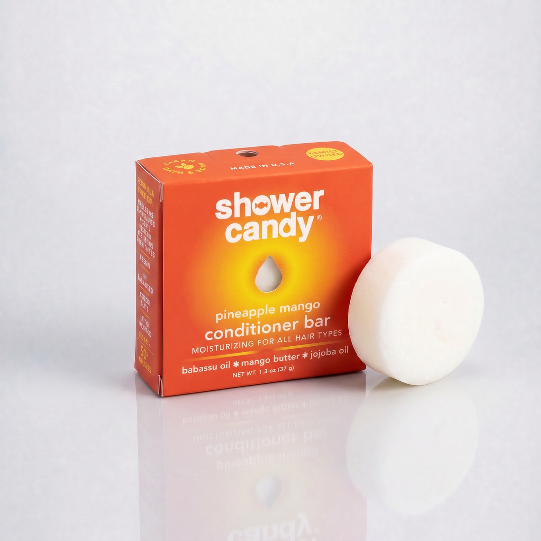 Pineapple Mango Conditioner Bar For All Hair Types | Shower Candy