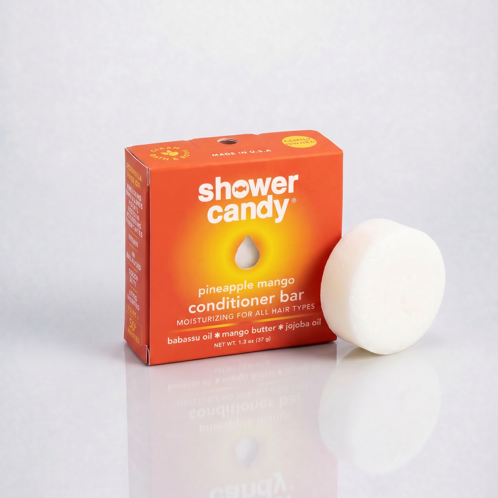 Pineapple Mango Conditioner Bar For All Hair Types | Shower Candy