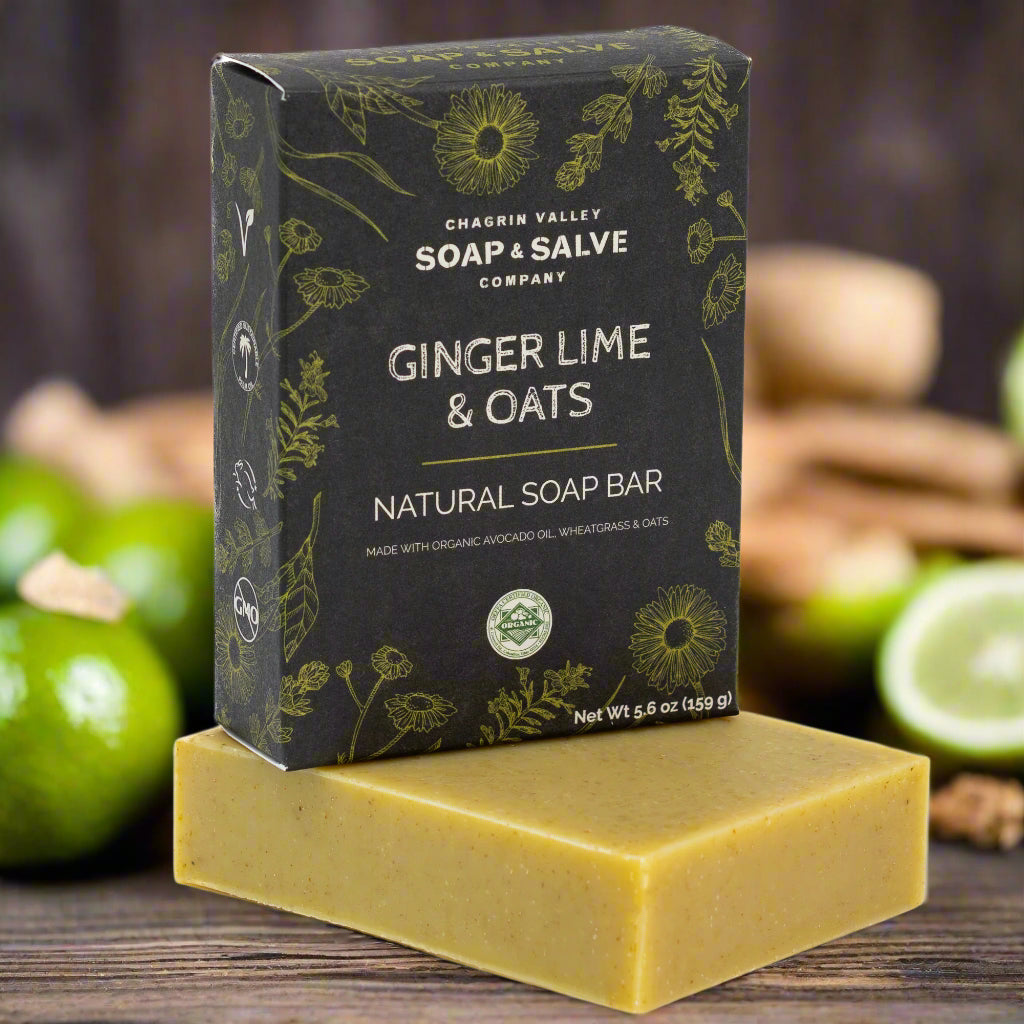 Natural Soap: Ginger Lime &amp; Oats