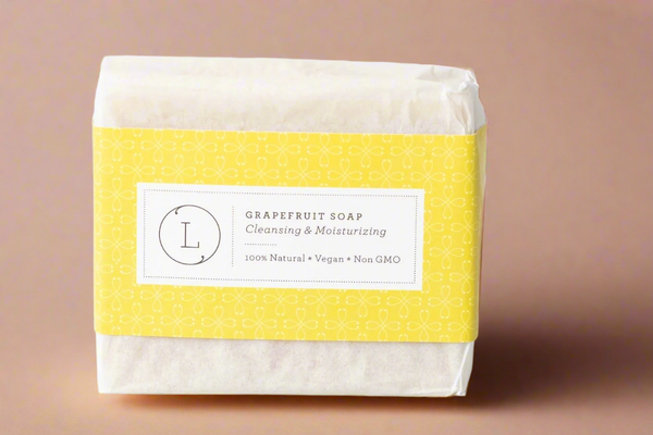 2x Natural Handmade Soap Bar, Pink Grapefruit Soap - My American Goods